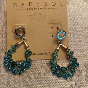 2/$12Sale. Marysol Accessories EarringsBlue rhinestone earrings